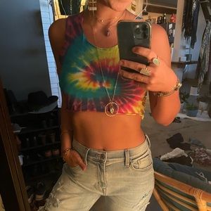 Tye dye Crop